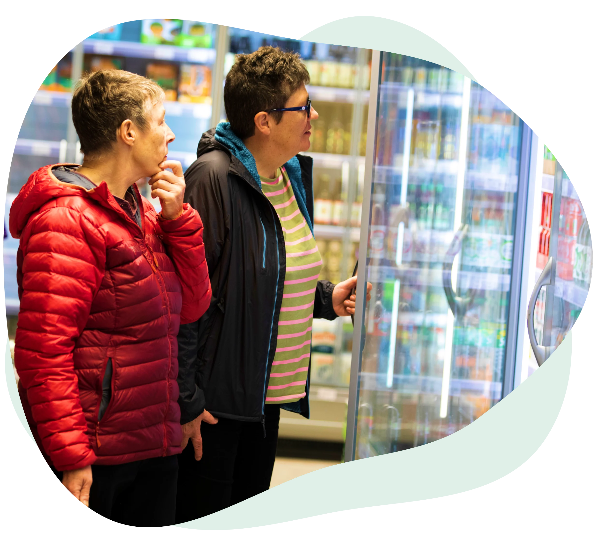 Two ladies in a shop (Missing Out report cover)